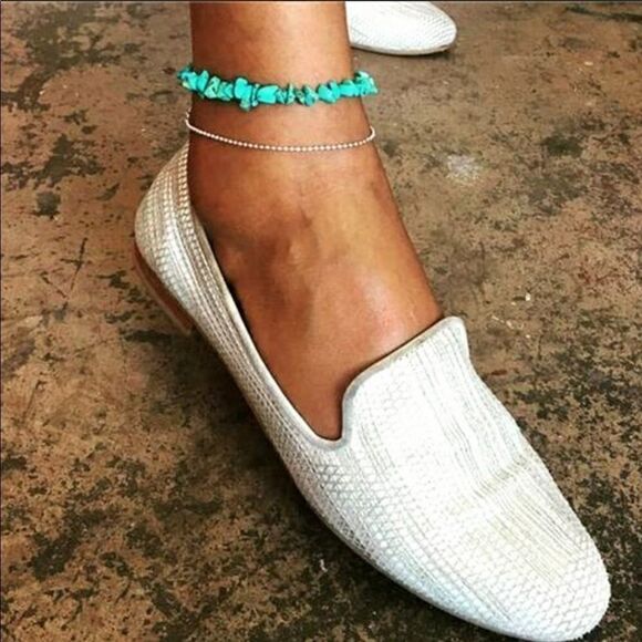 Anklet / Bracelet Zinc Alloy Turquoise Versatile - Picture 1 of 6